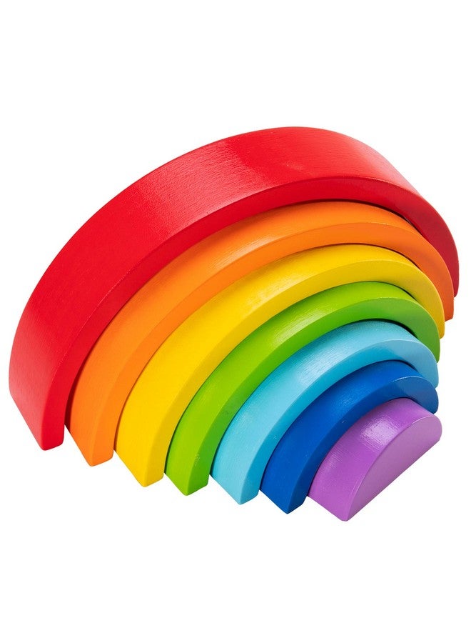 Fat Brain Toys FBT Rainbow Stacker - Rainbow Arches Stack and Play Baby Toys & Gifts for Ages 2 to 3 - Image 1