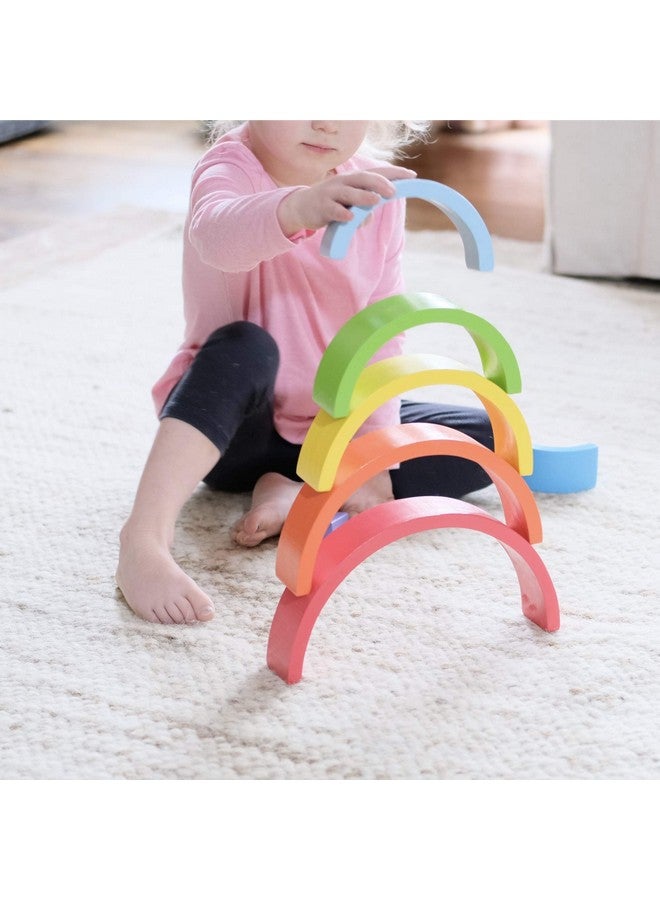Fat Brain Toys FBT Rainbow Stacker - Rainbow Arches Stack and Play Baby Toys & Gifts for Ages 2 to 3 - Image 4