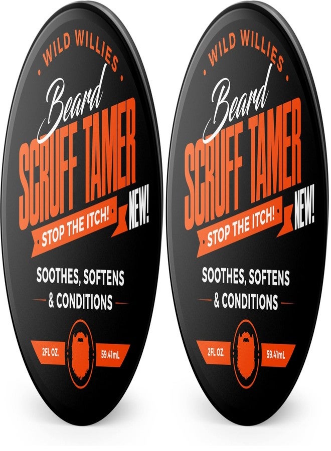 Wild Willies Beard Cream - Scruff Tamer for Short Beards & Stubble, Soothes & Nourishes with Green Tea Extract & Aloe Vera Gel (Pack of 2) - Image 1
