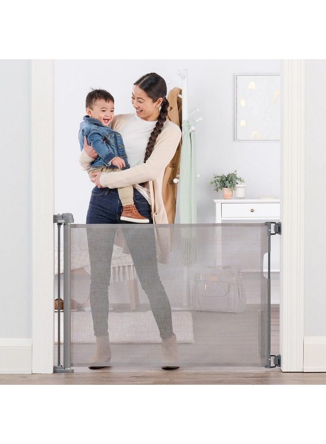 Regalo Retractable Baby Gate Expands Up To 50" Wide Includes Wall Mounts  - Image 1