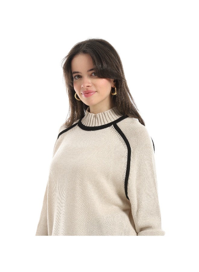 Coctail 17514-Pullover-biege - Image 5