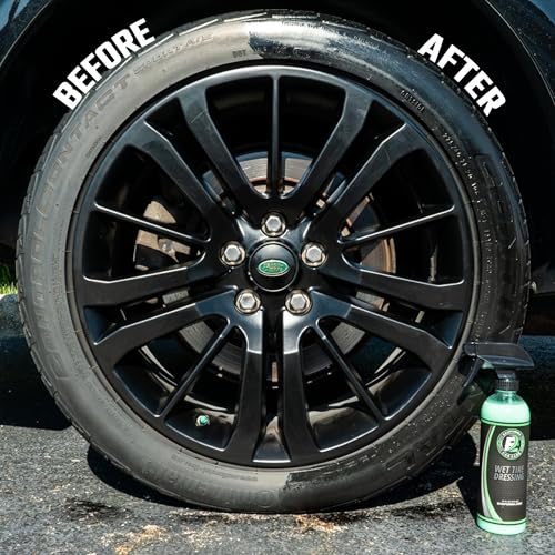 ExoForma Wet Tire Dressing Spray - Extremely High Shine Tire Dressing for That Wet Look - No Sling, Non-Greasy Silicone Formula with UV Protection - Easy to Apply, Minimal Cure Time - 16 fl oz - Image 2