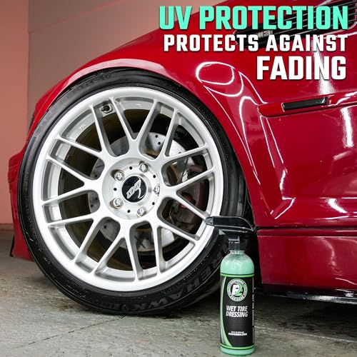 ExoForma Wet Tire Dressing Spray - Extremely High Shine Tire Dressing for That Wet Look - No Sling, Non-Greasy Silicone Formula with UV Protection - Easy to Apply, Minimal Cure Time - 16 fl oz - Image 3