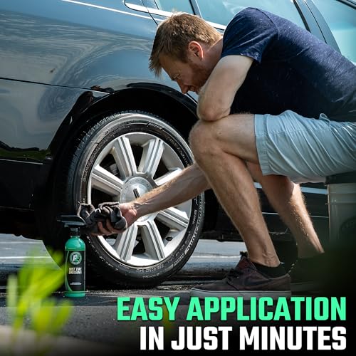 ExoForma Wet Tire Dressing Spray - Extremely High Shine Tire Dressing for That Wet Look - No Sling, Non-Greasy Silicone Formula with UV Protection - Easy to Apply, Minimal Cure Time - 16 fl oz - Image 5