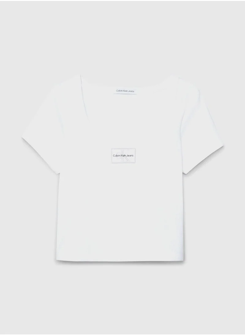 Calvin Klein Jeans Youth Badge Square Top