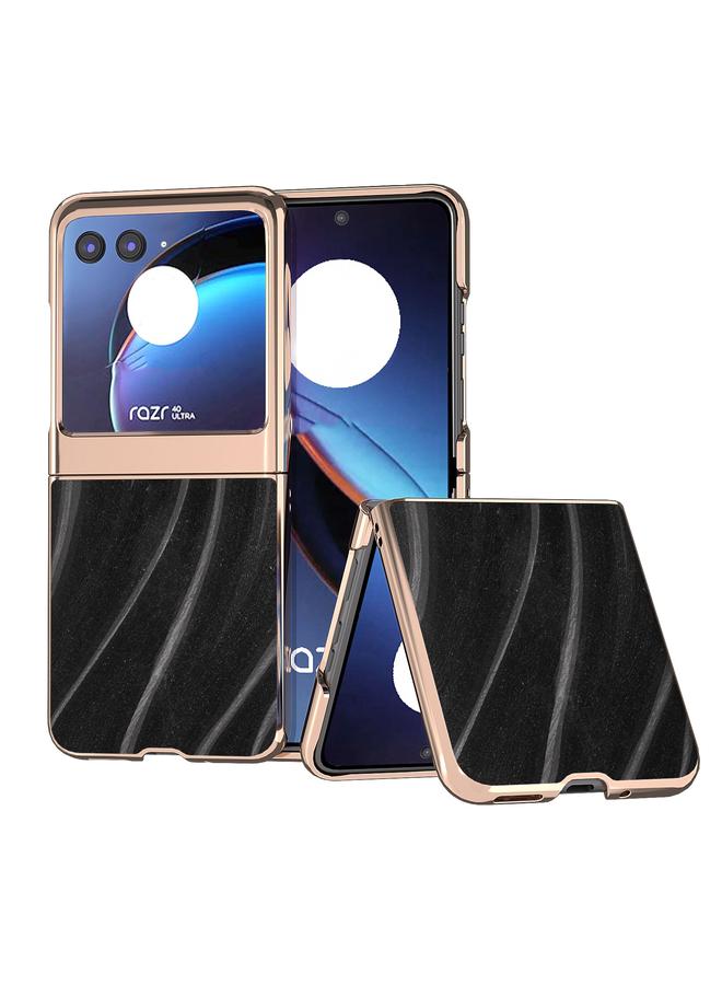 erorex Case For Motorola Razr 40 Ultra Nano Electroplating Galactic Pattern Protective Phone Case - Image 1