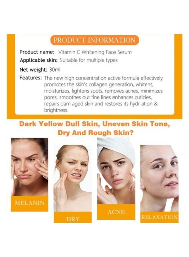 ديسار سيروم فيتامين سي حمض الهيالورونيك لتفتيح الوجه 30 مل - Image 3