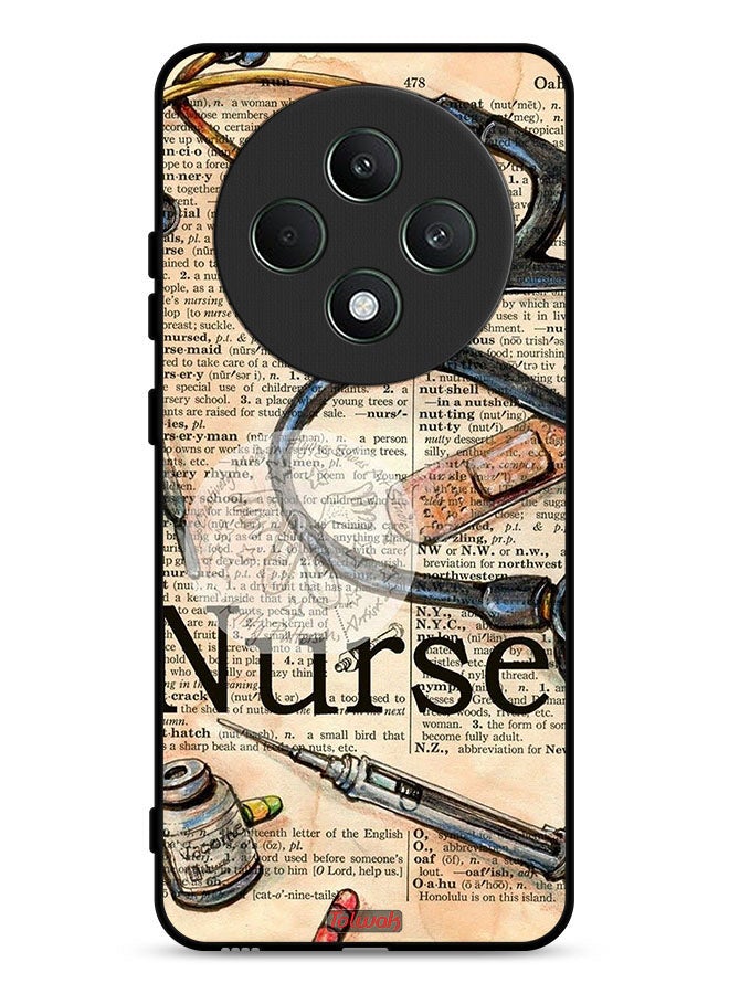 Tolwak Oppo Reno12 F 5G Protective Case Cover Nurse Vintage Tools - Image 1