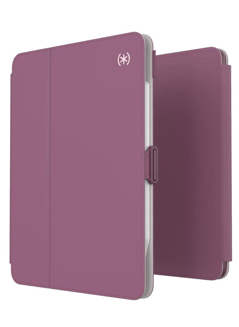 Generic - Speck Case for iPad Pro 4th Generation 11 Inch - Drop & Camera Protection, Slim Multi Range Stand, Apple Pencil Holder - Plumberry/Crushed Apple/CrepePink - Image 1