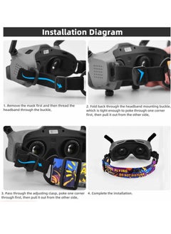 KASTWAVE Adjustable Head Strap for DJI Avata Goggles 2/DJI FPV Goggles V2,Soft Detachable Accessories for DJI FPV Combo Goggles V2  - Image 4