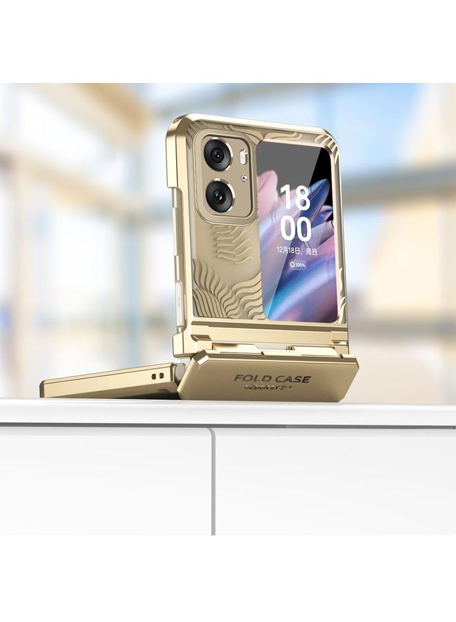 S-TOP Case For OPPO Find N2 Flip Angel Wings Electroplated Frosted Phone Case - Image 5