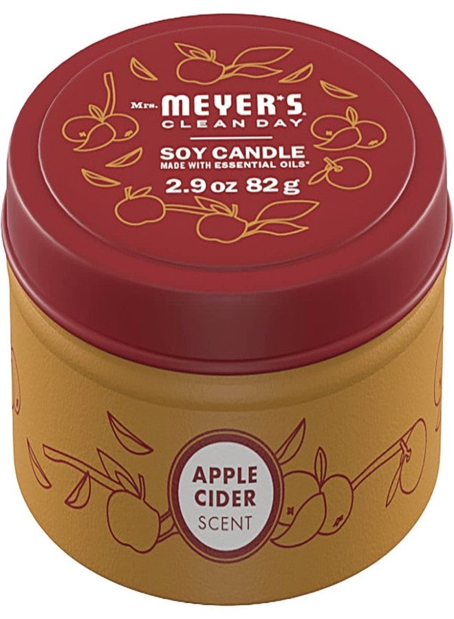 MRS MEYER'S Apple Cider Tin Candle, 2.9 OZ