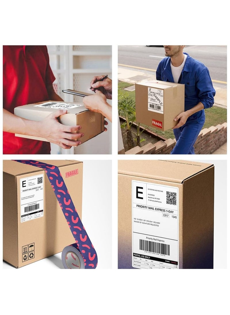 AirYoung 4"x6" Thermal Direct Shipping Label-Pack of 500 Per Labels  Adhesive Labels Compatible with Phomemo Label Printer  - Image 3