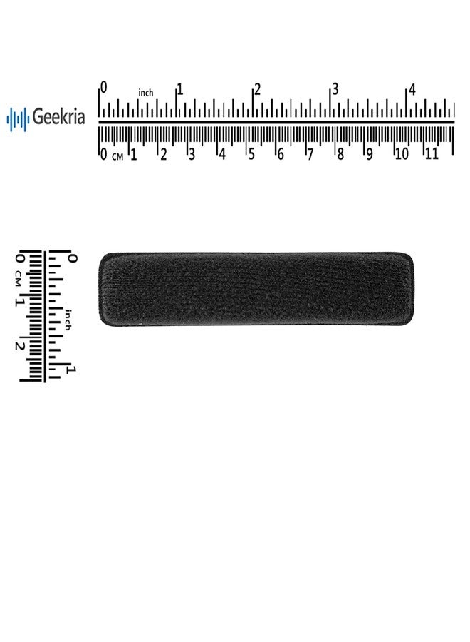 Geekria Velour Headband Pad Compatible with Astro A50 Gen 3/ Gen 4 Headphones, Replacement Band Repair Part (Black) - Image 3