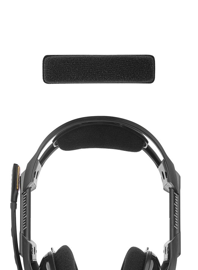 Geekria Velour Headband Pad Compatible with Astro A50 Gen 3/ Gen 4 Headphones, Replacement Band Repair Part (Black) - Image 1