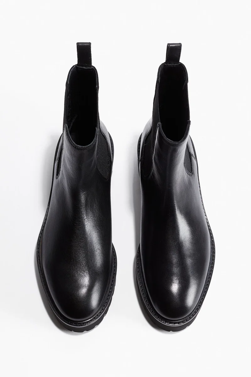 H&M Leather Chelsea Boots