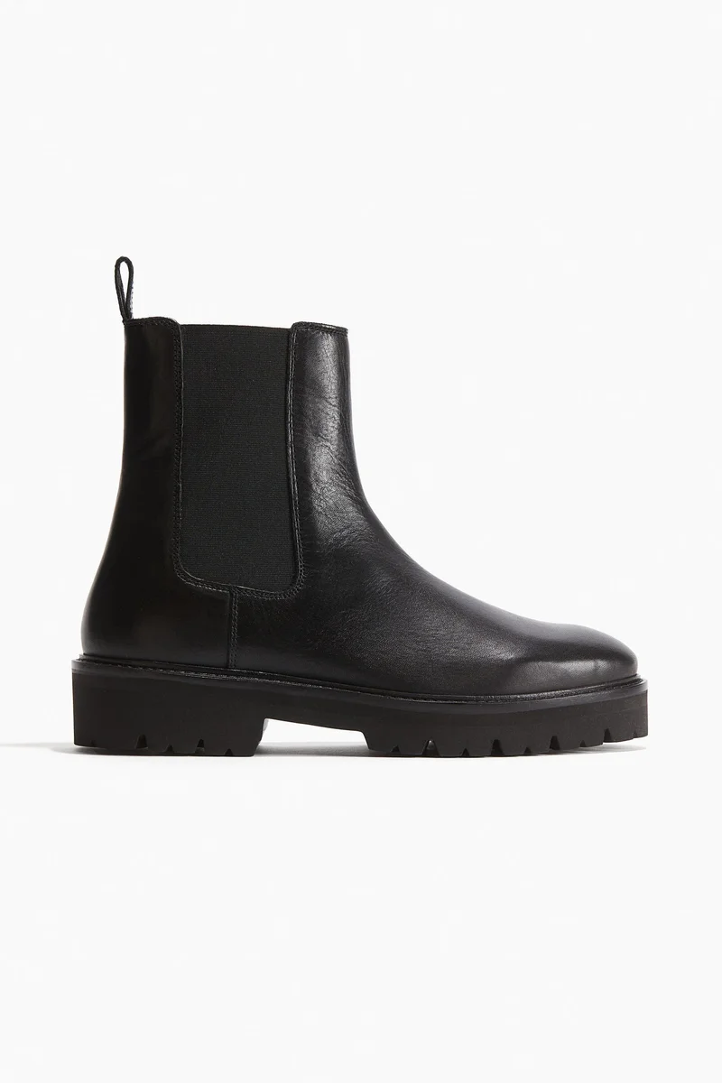 H&M Leather Chelsea Boots