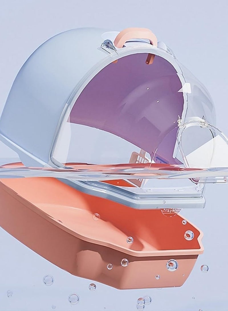 HOCC Dome Shaped Cat Litter Box - Anti bacterial, Odor-Resistant, Clean, Spacious, Easy to Clean, Washable - Image 3