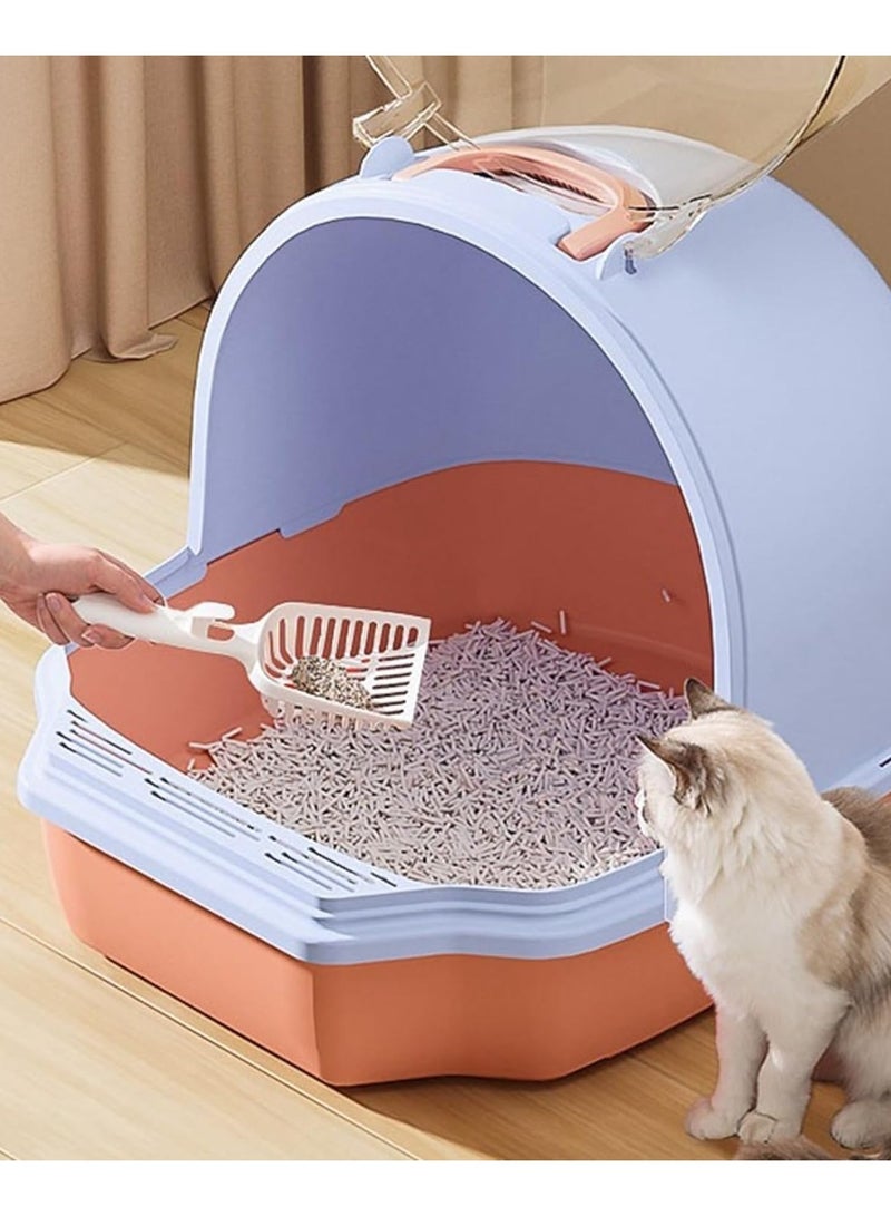 HOCC Dome Shaped Cat Litter Box - Anti bacterial, Odor-Resistant, Clean, Spacious, Easy to Clean, Washable - Image 1