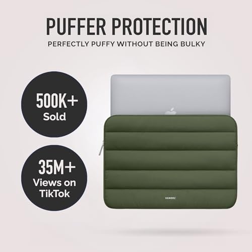 Vandel The Original Puffy Laptop Sleeve Case, 13-14 inch Laptop Sleeve Bag, Laptop Case 13.3 Inch, Compatible with MacBook Air 13/14, iPad 12.9, HP Dell ASUS, Computer Bag Cover - Image 2
