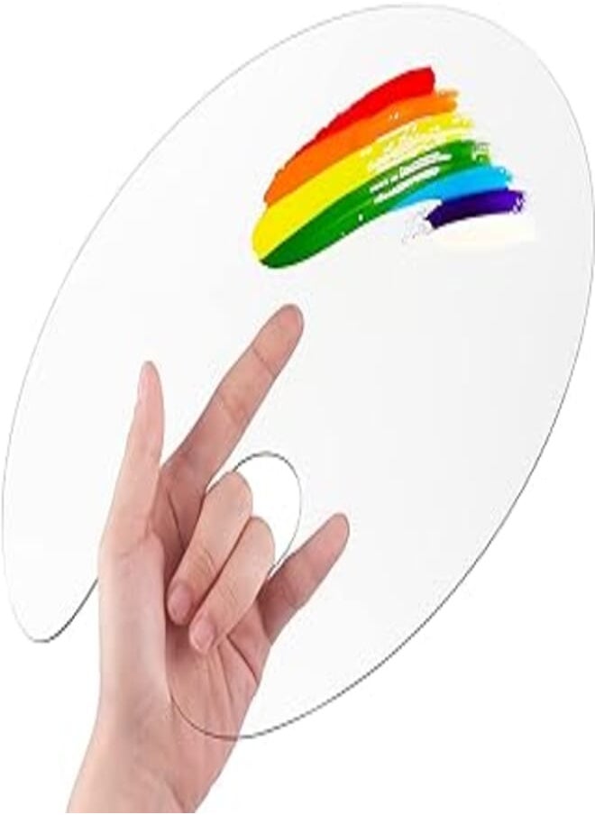 Tamaki - Tamaki Acrylic Paint Palette Paint Pallet Clear Paint Tray Palette, Easy Clean Non-Stick Artist Pallet for Oil Watercolor Craft DIY Art Painting Palette, 1 PCS - Image 1