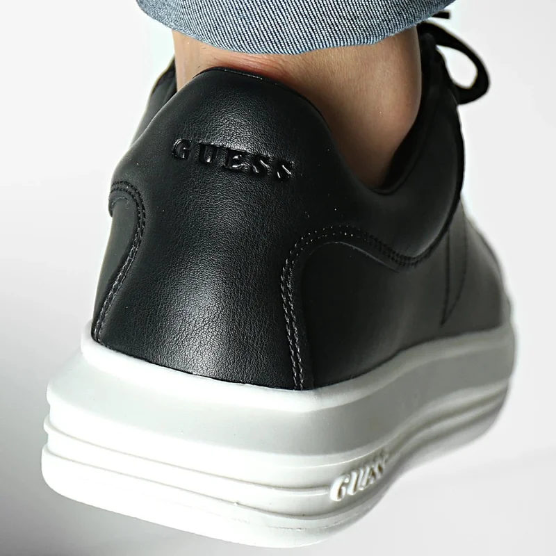GUESS Guess Vibo Men's Leather Sneakers Fm5Vı9Ele12