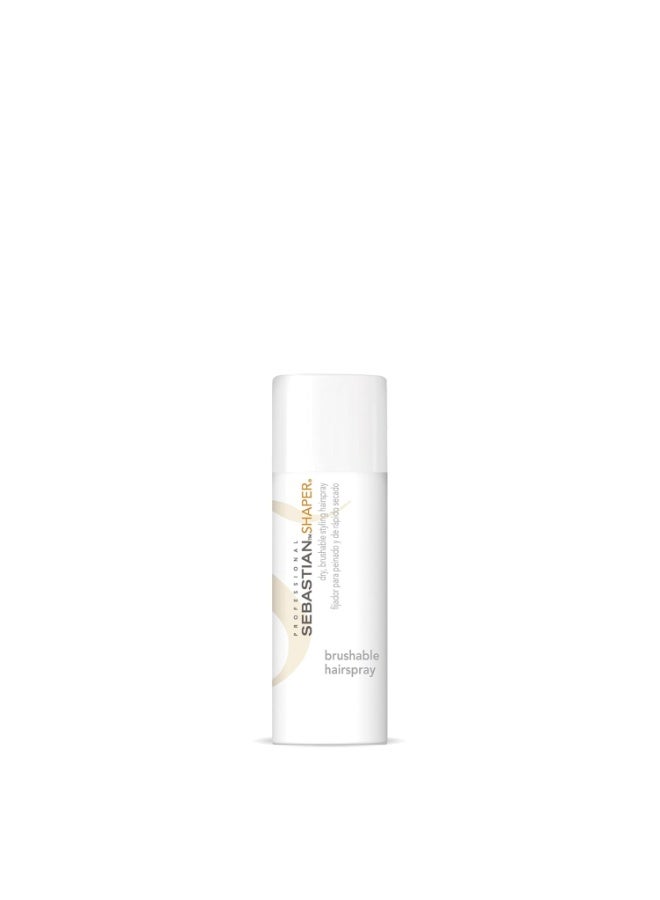Sebastian Professional Shaper Mini Hairspray, 50 VOC% | Flexible to Medium Hold | Brushable with Control | Travel Size, 1.5 oz - Image 1