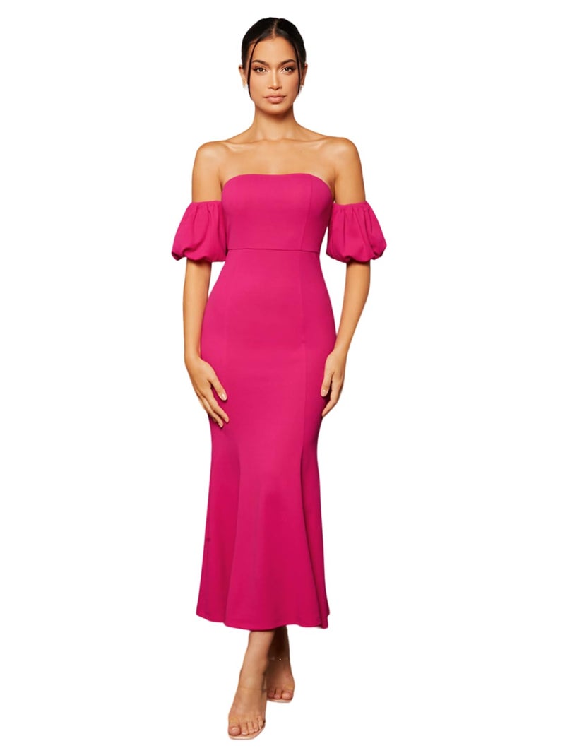 KOTTY Women's Valentno Dress(Pink,XL) - Image 1