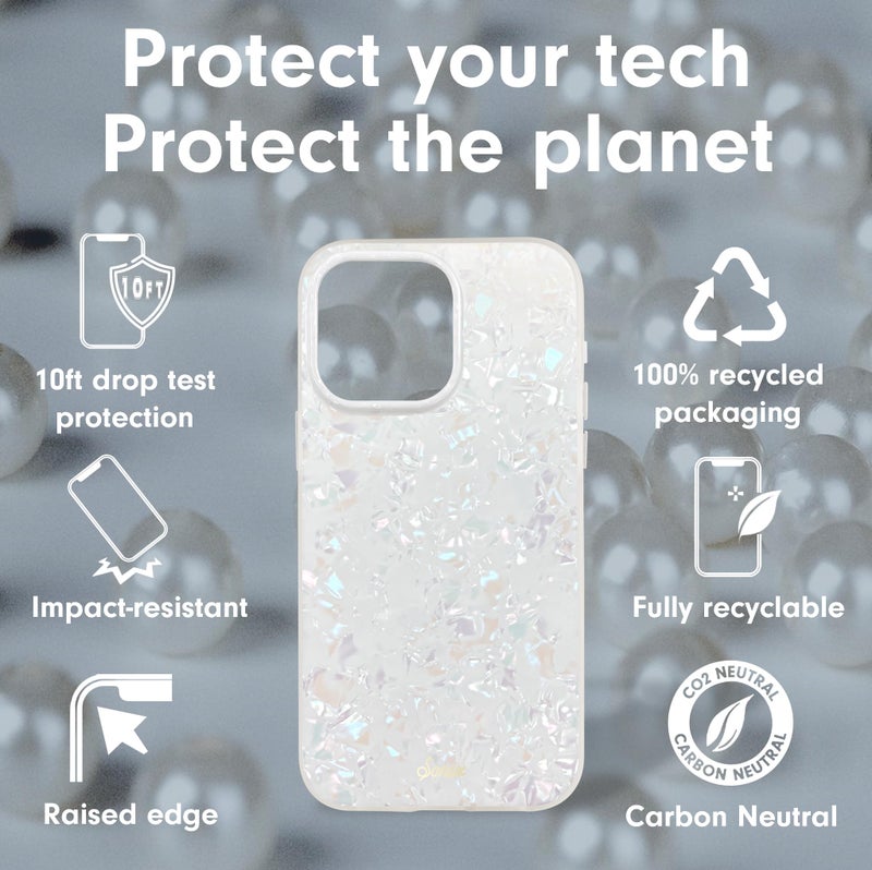 Sonix Case for iPhone 15 Pro | Compatible with MagSafe | 10ft Drop Tested | Pearl Tort - Image 4