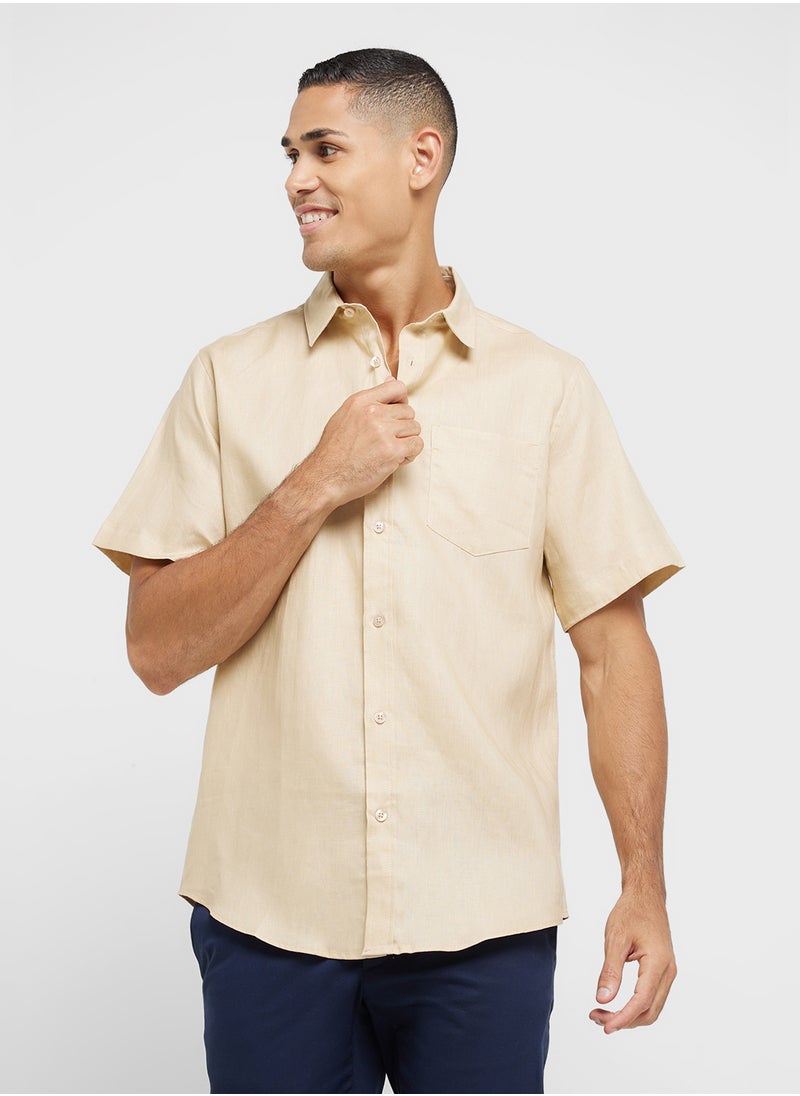 Robert Wood Linen Shirt  - Image 1