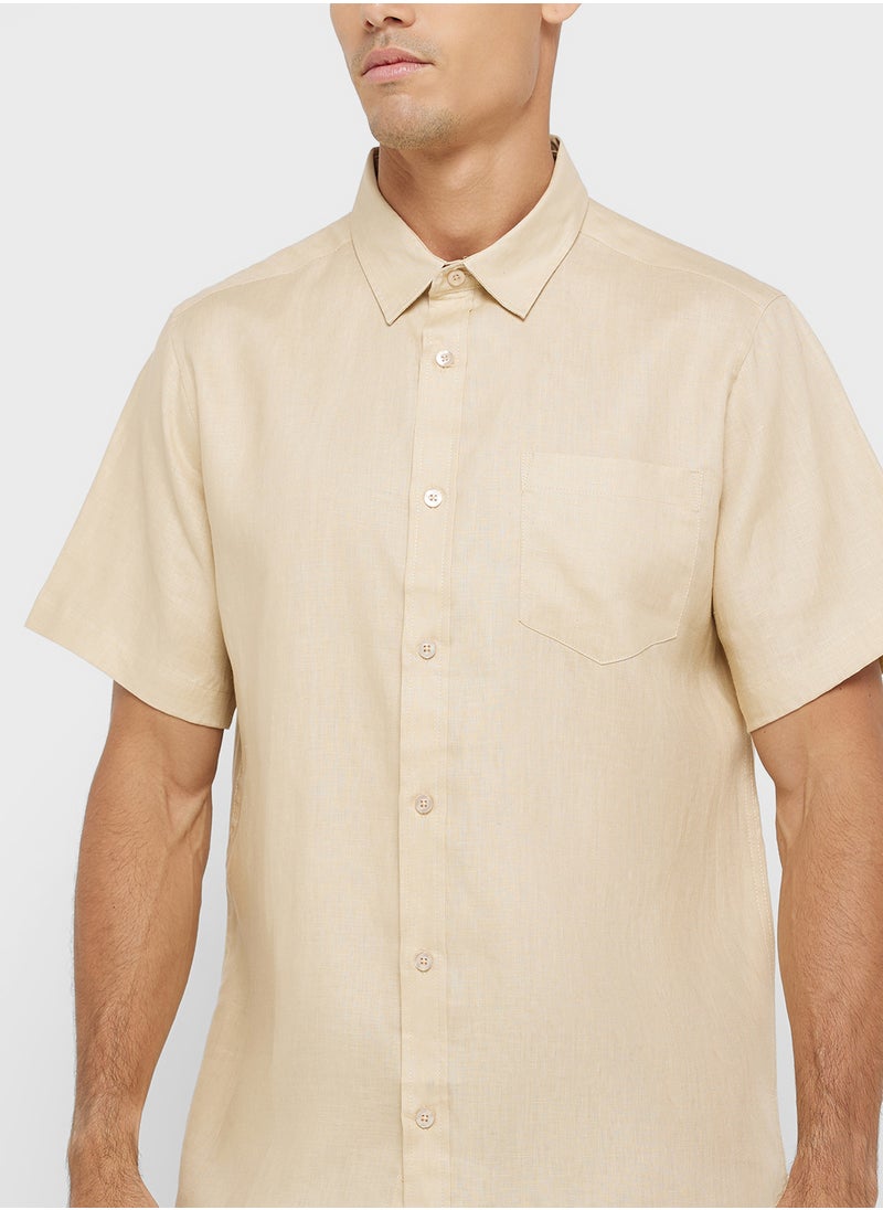 Robert Wood Linen Shirt  - Image 3