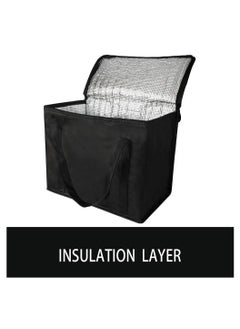 Excefore 2 Insulated Reusable Grocery Bag with Zippered Top, XL, Large, Frozen Foods Cold, Cooler Shopping Accessories, Insullated Bags  - Image 3