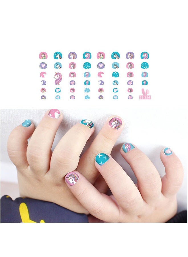 Quantum 6 Sheet Unicorn Nail Art Stickers Decals 3D Self-Adhesive Star Crown Decals - 270+ Cute Nail Design Accessories for Women and Girls DIY Nail Art Decoration (Multicolor) - Image 5