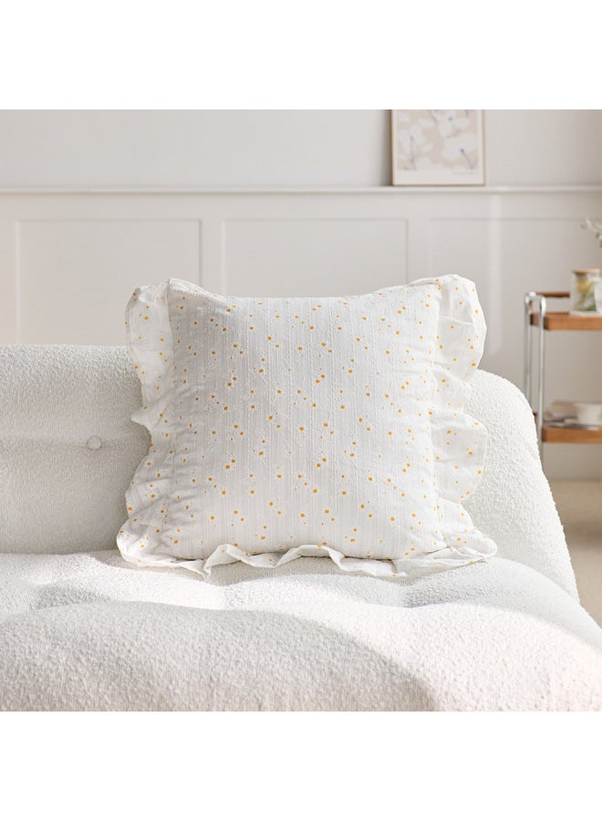Cotton And Linen Style Pillow Case Style Fresh Style Daisy Soft Bag Cushion Living Room Decorative Pillow Sofa Pillow