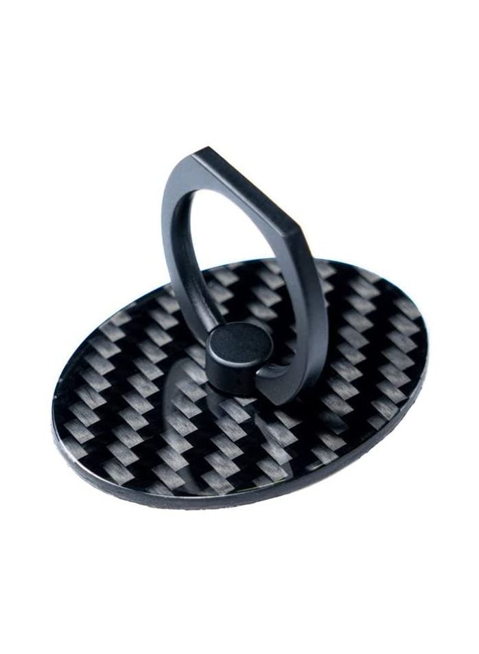 سي ار بي ان حامل قبضة إصبع من ألياف الكربون حامل الهاتف الخليوي البيضاوي الدائري مسنده