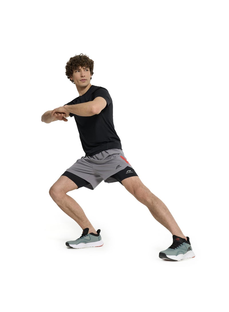 Athlex Men's FLEX PRO Training Shorts Black, Athlex, ATTCOMPRESSION Technology, Form-Fitting, Mesh Inserts for Ventilation, Ideal for Gym and Outdoor Workouts - Image 4