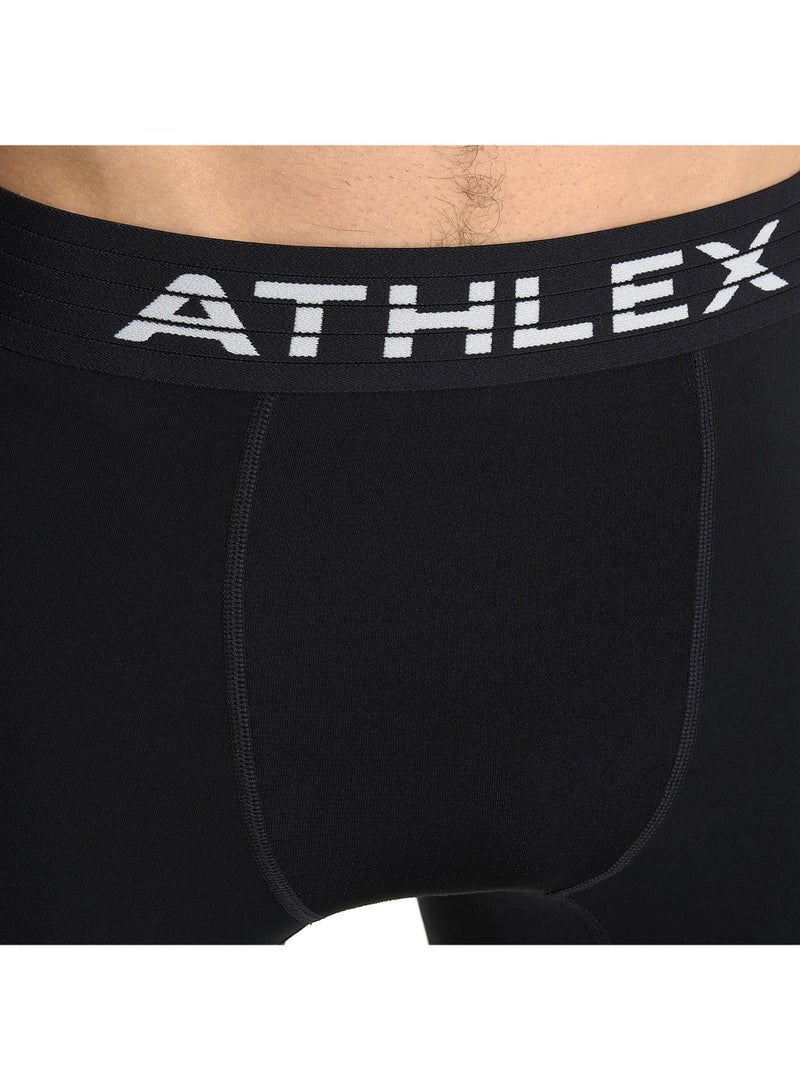 Athlex Men's FLEX PRO Training Shorts Black, Athlex, ATTCOMPRESSION Technology, Form-Fitting, Mesh Inserts for Ventilation, Ideal for Gym and Outdoor Workouts - Image 5