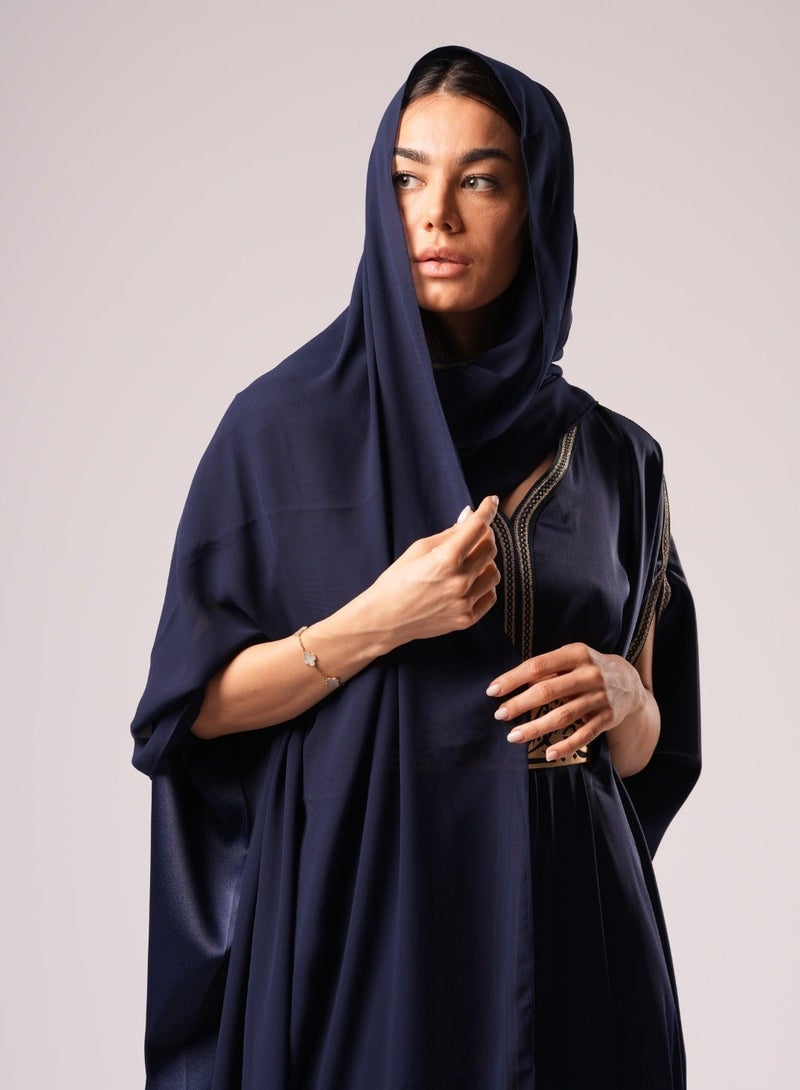 مايسون_ارابيلا شال أزرق - Image 2