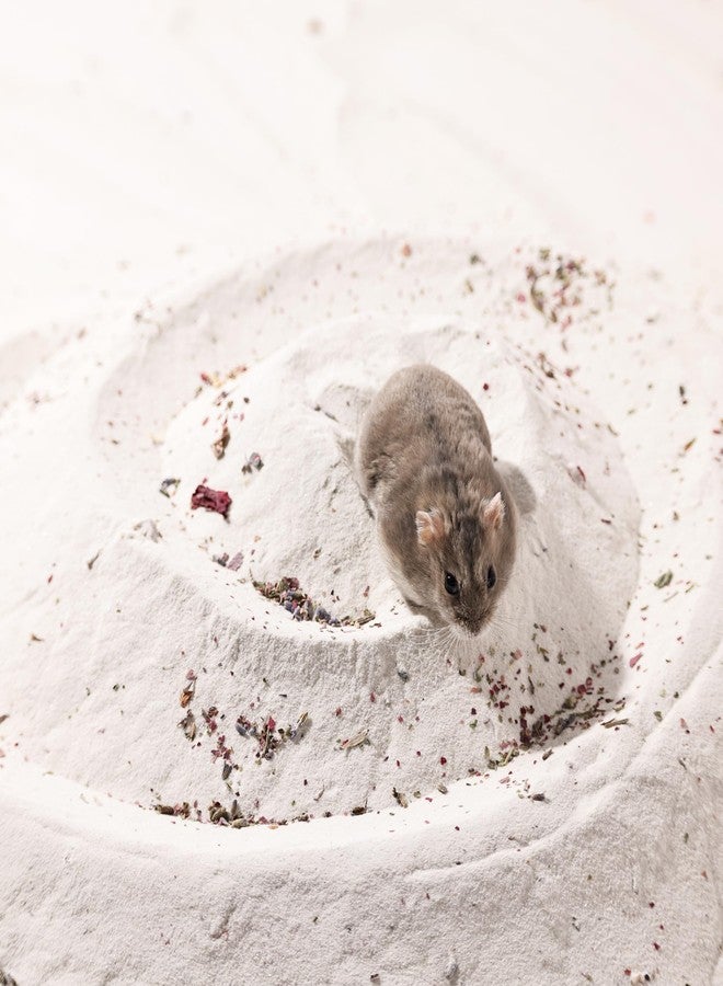 BUCATSTATE Hamster Bath Sand, 6.6LB Potty Litter Sand | Odor Control | Plant Scented Bathing Sand for Chinchillas Gerbil Mice Degu (Plant Scented) - Image 3