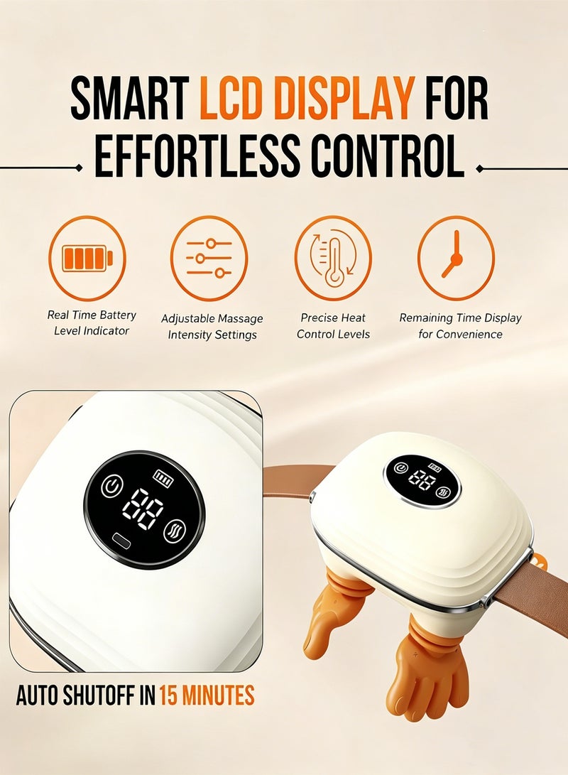 Neck and Shoulder Massager, A New Type of Bionic Heated Massager, Portable Acupressure Neck and Back Massager, Electric Deep Tissue 4d Kneading Massage, Simulated Human Hand Design, Relieves Pain and Relaxes Muscles - Image 3