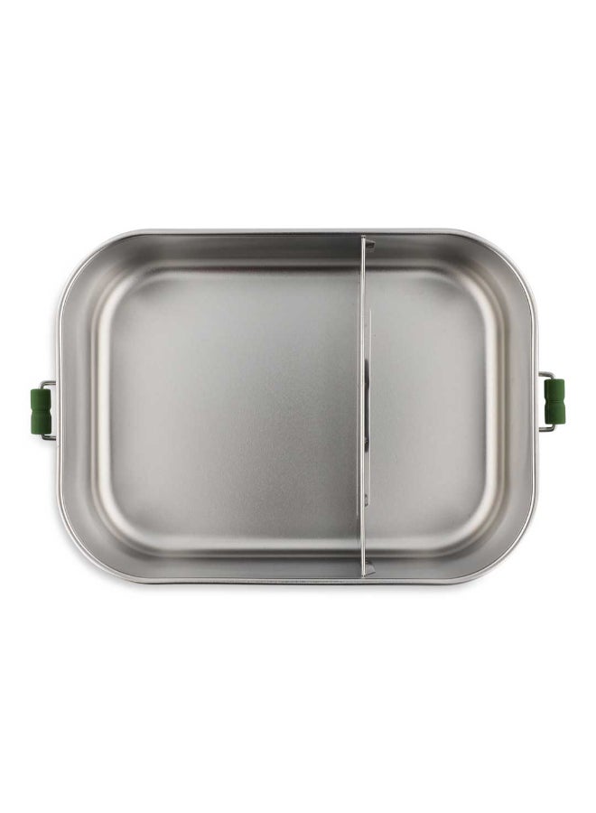 Trixie Stainless Steel Kids Lunch Box Large - 2-Compartment - Mr. Alligator - Image 3
