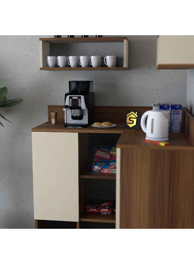 Stylish Home Luxury brown and beige corner coffee corner - RC05 - Image 3