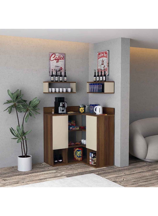 Stylish Home Luxury brown and beige corner coffee corner - RC05 - Image 4
