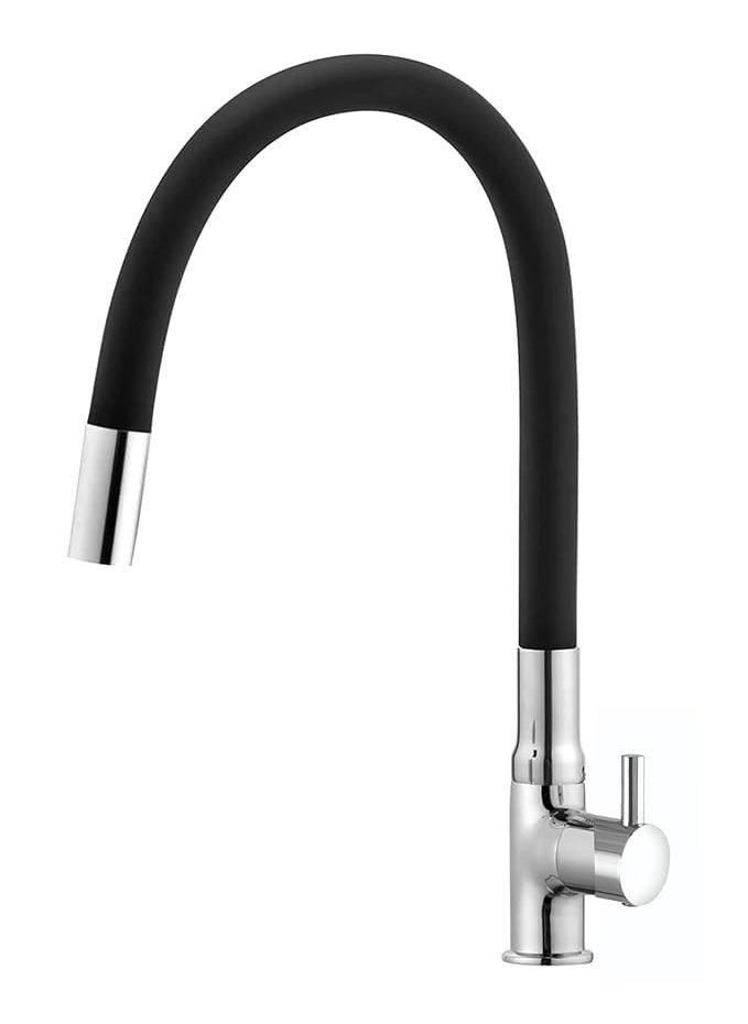10X 10X Brass Flexible Swan Neck Black Grey Spout BW1899 for WashbasinKitchen Table Mounted  - Image 1