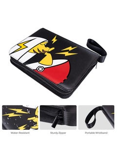 ESSEN Pokemon Cards Binder Holder Carrying Case For Pokemon Cards Portable Trading Cards Holder Collector Album Holder Holds 400 Cards With 50 Removable Sheets And 4 Pockets  - Image 5