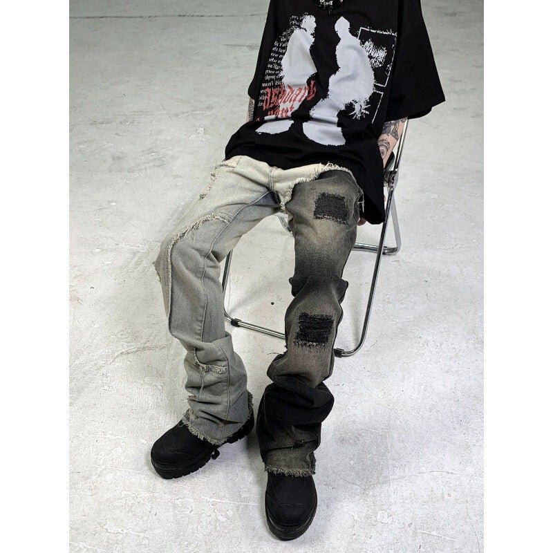 Unisex Classic Denim Jeans Loose Fit Daily Outdoor Wear - Image 2