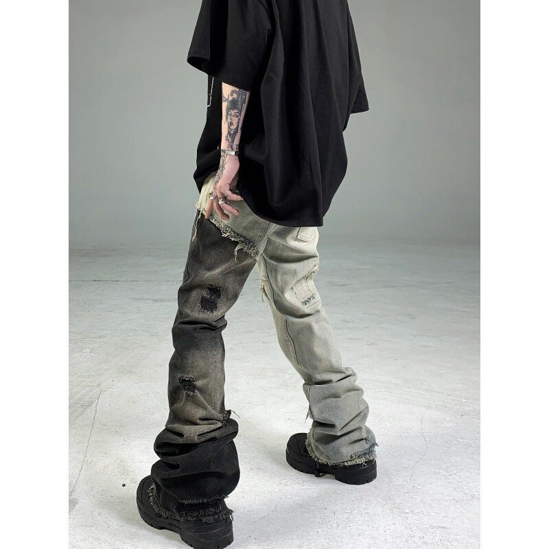 Unisex Classic Denim Jeans Loose Fit Daily Outdoor Wear - Image 4