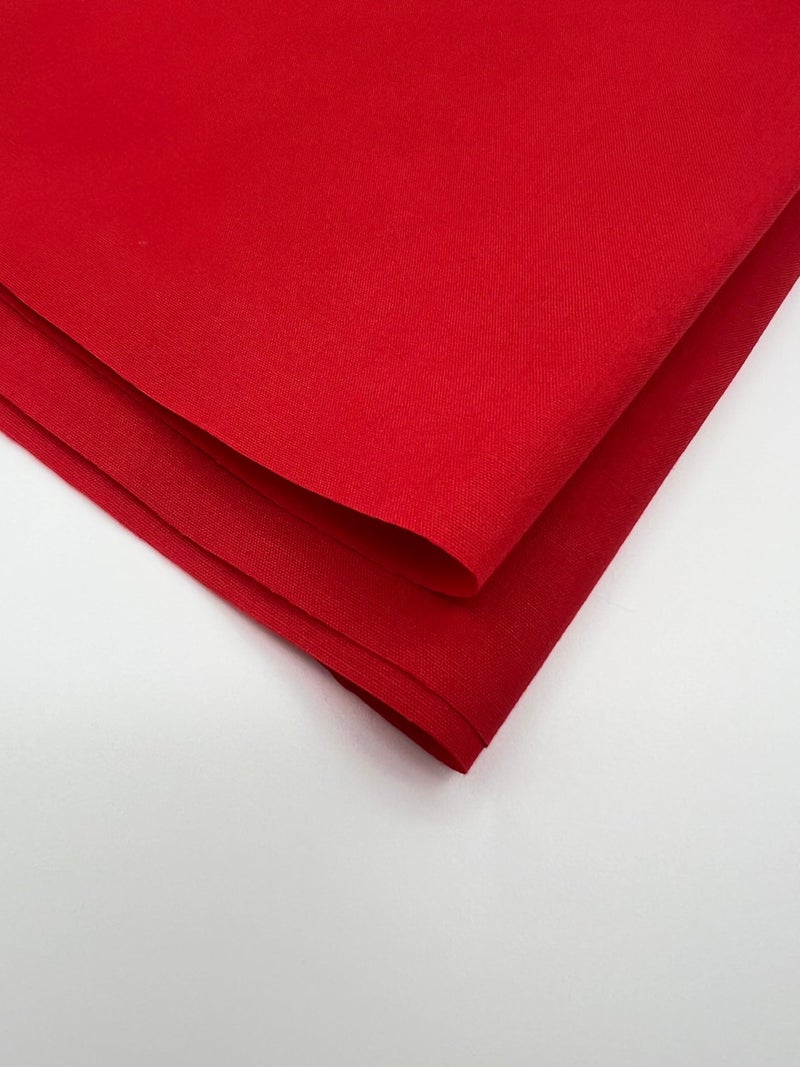 EOVEA - Cotton Polyester Fabric by The Yard â€“ 60" Wide Broadcloth Fabric, Soft, Lightweight & Breathable Material for Lining, Curtains, Bedding, Skirts, Sewing Projects (Red, 1 Yard) - Image 3