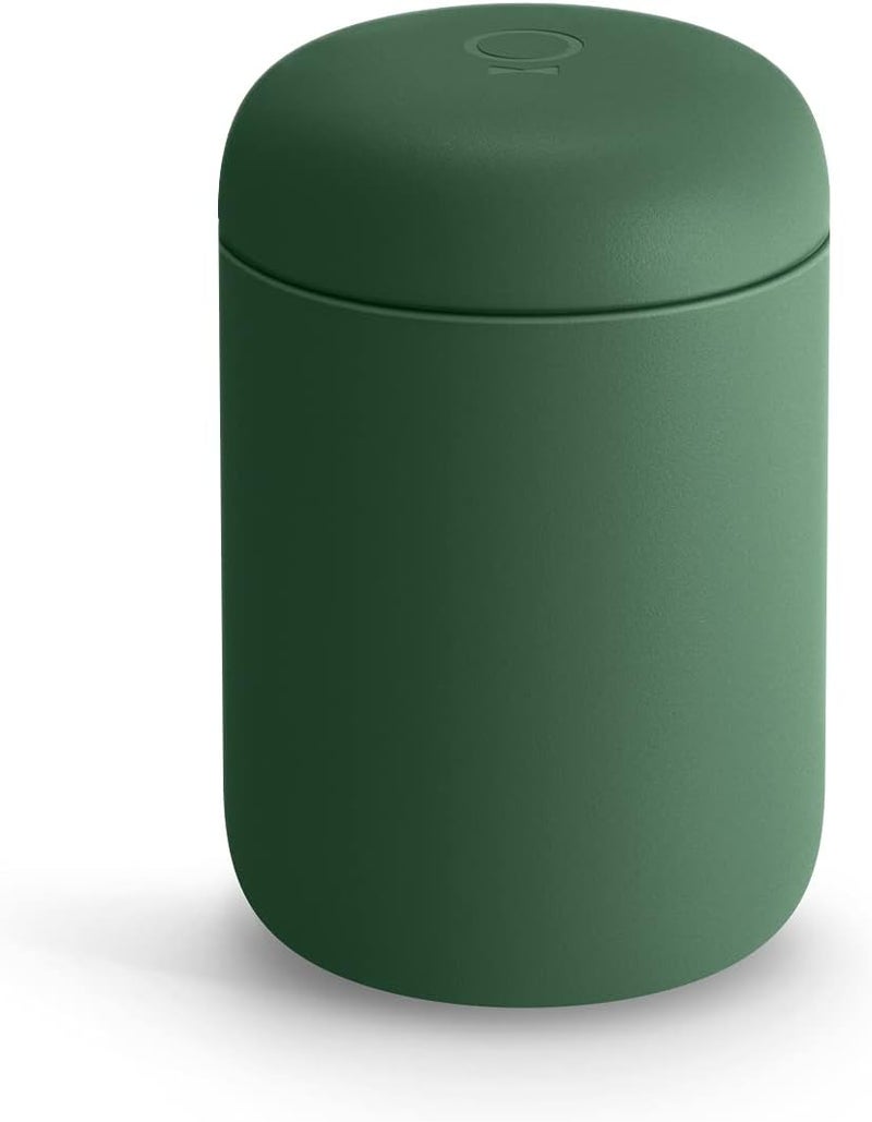 FELLOW Carter Everywhere Travel Mug - Wide Mouth Vacuum-Insulated Stainless Steel Coffee and Tea Tumbler with Ceramic Interior, Cargo Green, 12 oz Cup - Image 1