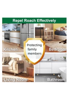 Suavecita SUAVEC Roach Repellent, Cockroach Repellent Indoor, Roach Deterrent, Roach Control for Home Effectively and Quickly, Roach Repeller, Apply for Any Size of Cockroach, Enduring Effect - 8 Pieces  - Image 3